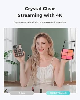 Amazon.com: OBSBOT Meet 2-4K Webcam for PC with 1/2