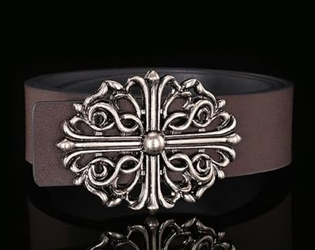 Amazon | [ヘブンデイズ] Heaven Days メンズ ベルト レザー クロス