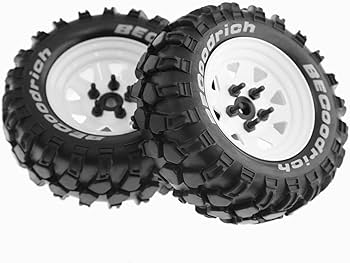 Amazon | WLYEJEA 1.9インチ RCロッククローラーホイールタイヤ 93mm 4