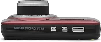 Amazon | Kodak PIXPRO FZ55 デジタルカメラ(レッド) + ブラック
