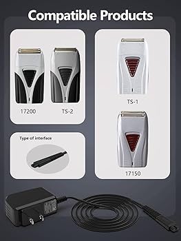 Amazon.co.jp: 5V 1A 充電器 Andis Shaver対応 Andis 充電器 電源
