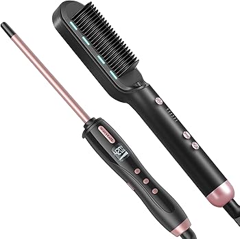Amazon.com : Wavytalk Ionic Hair Straightener Brush and 3/8 Inch