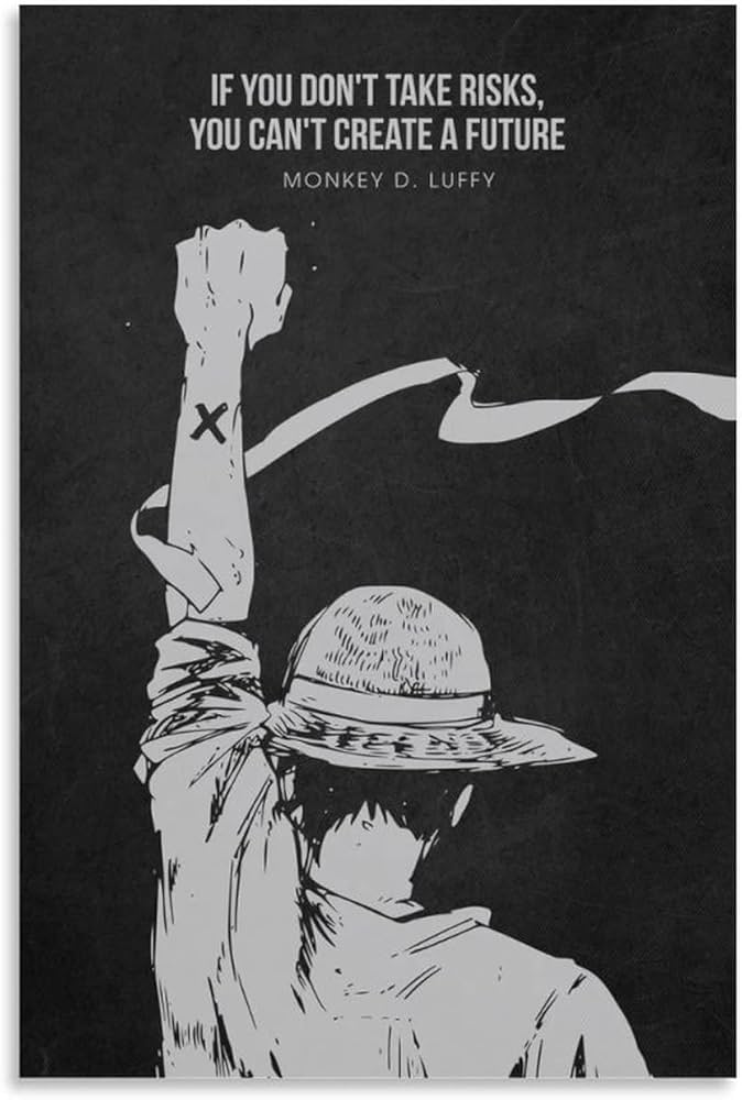 Amazon.co.jp: ワンピース ルフィ HD ポスター 1 キャンバス アート