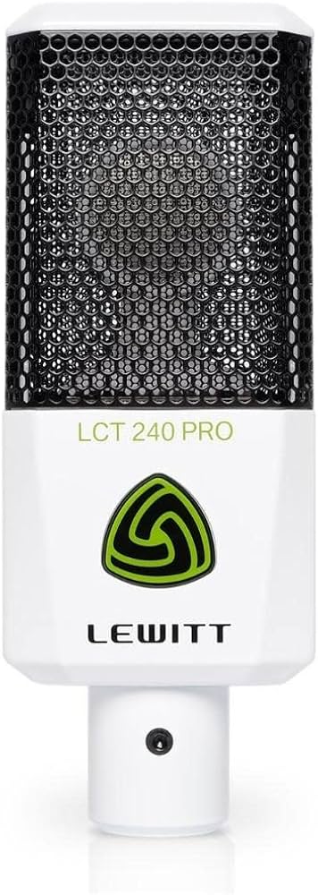 Amazon | Lewitt LCT-240-PROコンパクトコンデンサーマイク、ホワイト