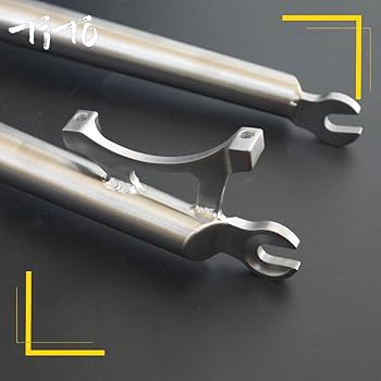 Amazon | TiTo Gr.9 チタン合金 ロードバイク フロントフォーク 700C
