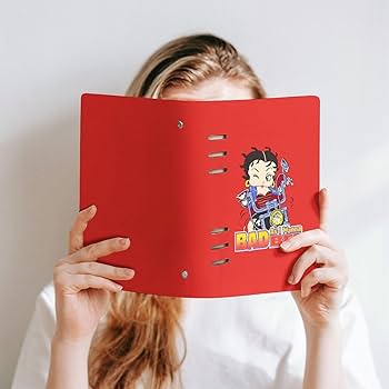 Amazon.co.jp: ベティちゃん システム手帳 PU ノートメモ帳 バインダー