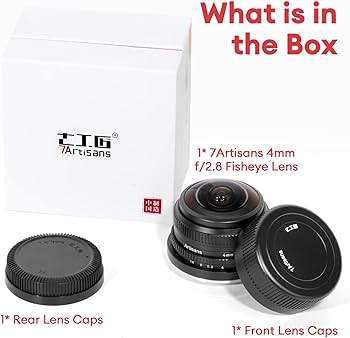 Amazon.co.jp: 7artisans 4mm F2.8 円形魚眼レンズ 225°超広角 APS-C