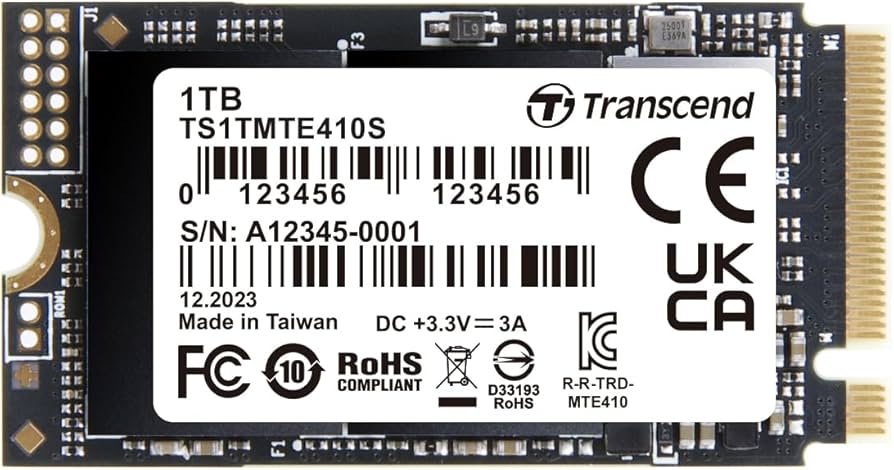 Amazon.com: Transcend MTE410 1TB M.2 2242 SSD, Up to 5000MB/s