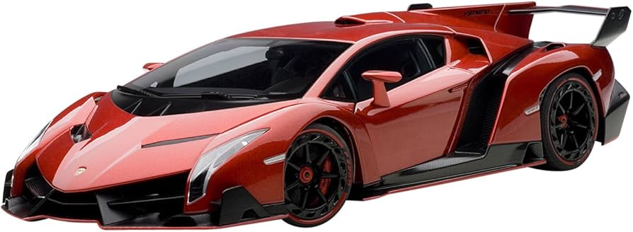 Amazon.co.jp: AUTOart 1/18 ランボルギーニ ヴェネーノ (レッド) 完成