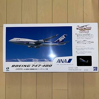 Amazon.co.jp: イワヤ BOEING 747-400 ANA プラモデル 模型 : おもちゃ