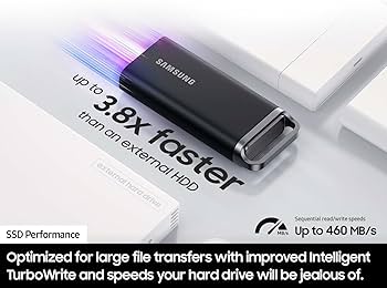 Amazon.com: Samsung T5 EVO Portable SSD 8TB, USB 3.2 Gen 1
