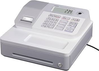 Amazon | カシオ レジスター 4部門 小型ドロア SE-G2-WE ホワイト