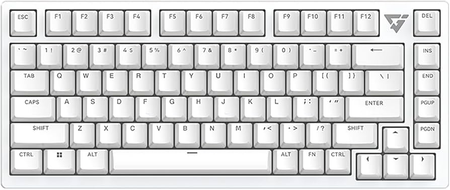 Amazon.co.jp: ゲーミングキーボード ATK 75 White L マグネティック