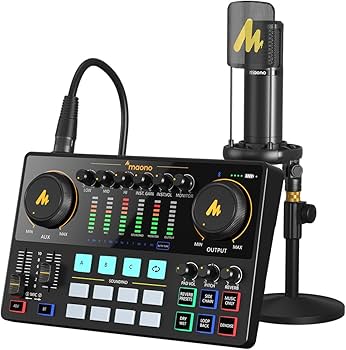 Amazon | MAONO オーディオミキサー オーディオインターフェース Mixer