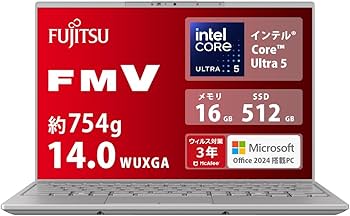 Amazon.co.jp: FMV 富士通 ノートパソコン 日本製 LIFEBOOK WU2/J3 (MS