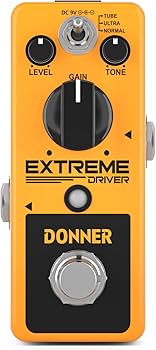 Amazon.com: Donner Distortion Guitar Pedal, Extreme Driver Analog