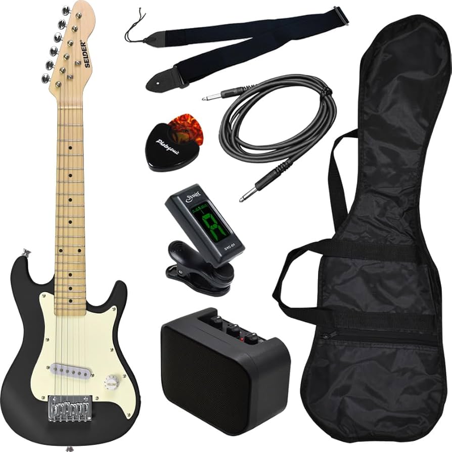 Amazon | SELDER セルダー 子供用 ミニエレキギター STM-05/BK