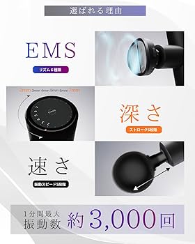 Amazon | 顔にも使える EMS 筋膜リリースガン ハンディガン【新登場