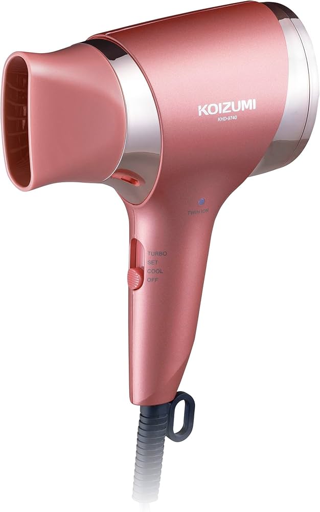 Amazon | コイズミ ヘアドライヤー マイナスイオン 軽ジョーブ 大風量