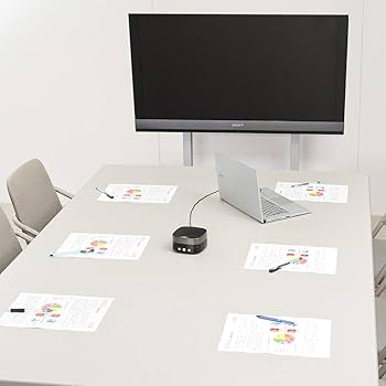 Amazon.co.jp: サンワサプライ WEB会議小型スピーカーフォン マイク
