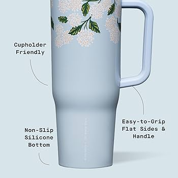 Amazon.com | Corkcicle x Rifle Paper Co. Cruiser Insulated Tumbler
