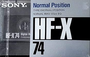 Amazon | SONY オーディオカセットテープ HF-X 74分 デジタル対応 迫力