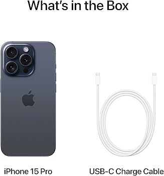 Amazon.com: Apple iPhone 15 Pro, 128GB, Blue Titanium - Verizon