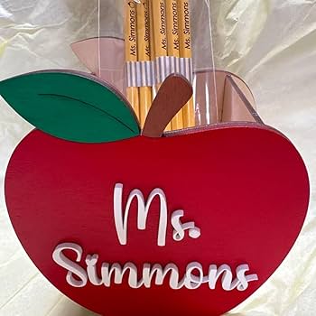 Amazon.com: Teacher Wooden Apple,Teacher Appreciation Gift,Apple