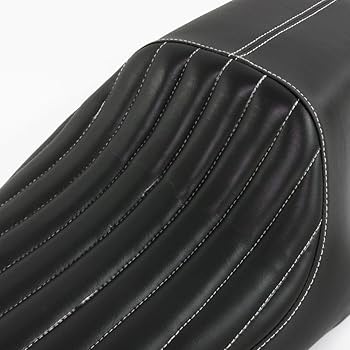 Amazon | ソロシート ブラック タックロール ステッチ ハーレー用