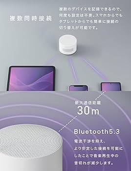 Amazon.co.jp: CIO Portable Bath Speaker, Magnetic Adsorption