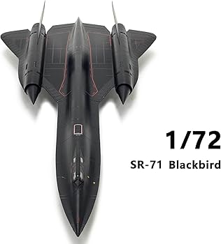 Amazon.co.jp: Mahfisj 1/72スケール SR-71 ブラックバードモデル - 長