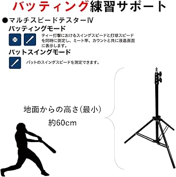 Amazon | SSK(エスエスケイ) マルチスピードテスターIV テスター用三脚
