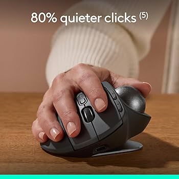 Amazon | Logitech MX Ergo S ワイヤレストラックボールマウス 2.4dpi