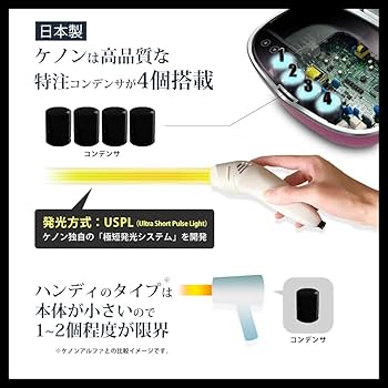 Amazon | エムテック ケノン KE-NON 光美容器 日本製 髭 VIO対応