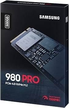 Amazon | SAMSUNG 980 PRO 500GB PCIe 4.0 NVMe M.2 SSD V NAND