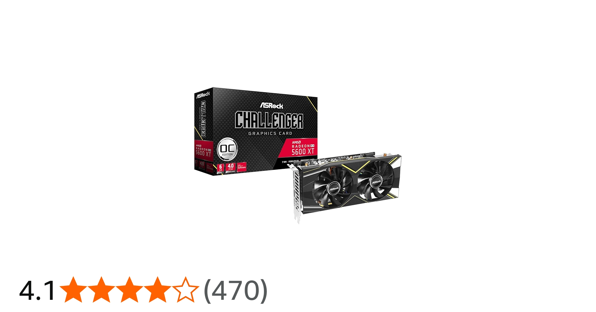 Amazon | ASRock AMD Radeon RX5600XT搭載 グラフィックボード GDDR6