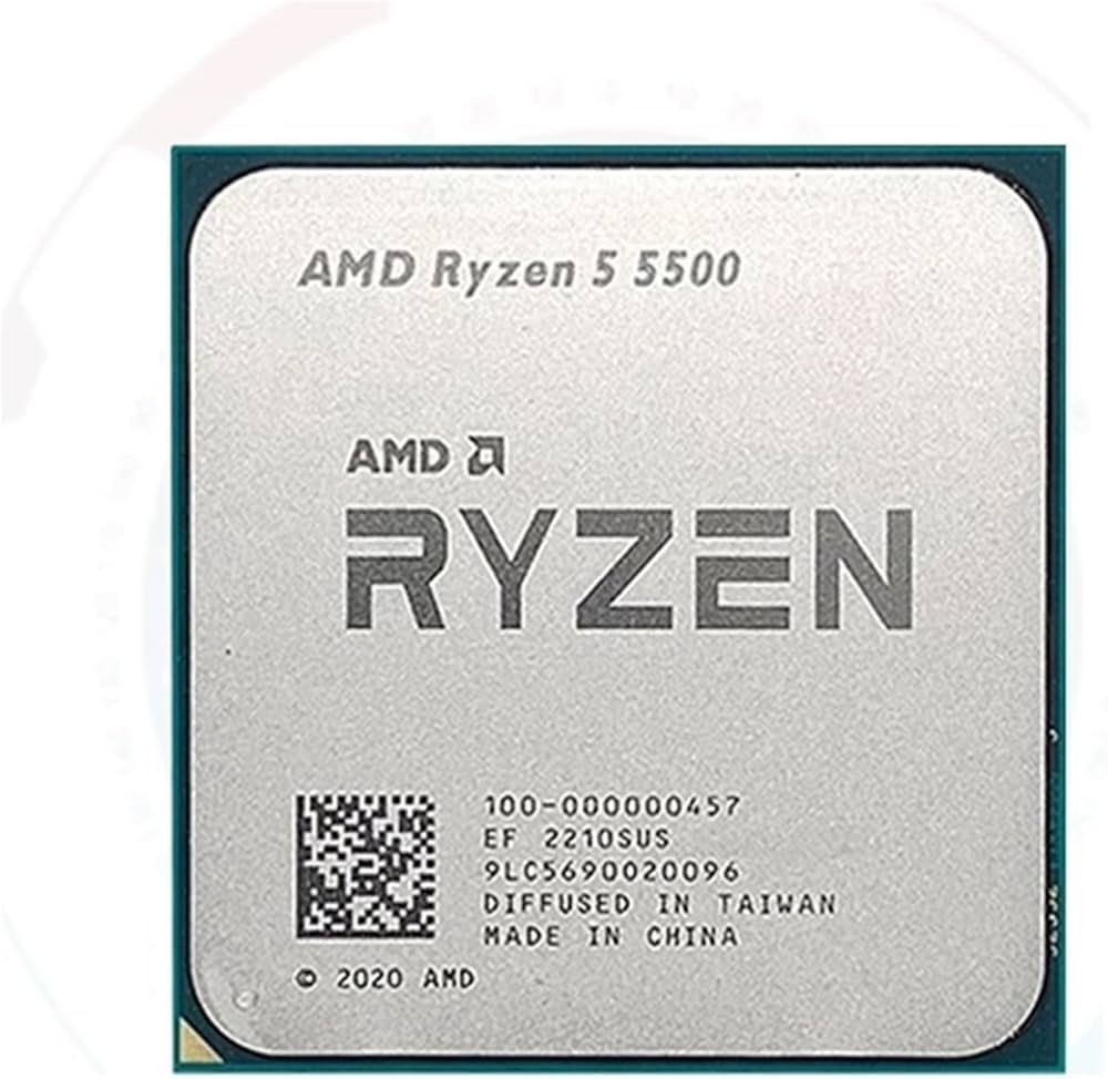Amazon | コンピュータコンポーネント AMD Ryzen 5 5500 CPU R5 5500