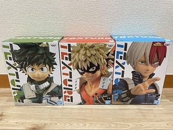 Amazon.co.jp: ヒロアカ TEXTURE フィギュア 緑谷出久 爆豪勝己 轟焦凍