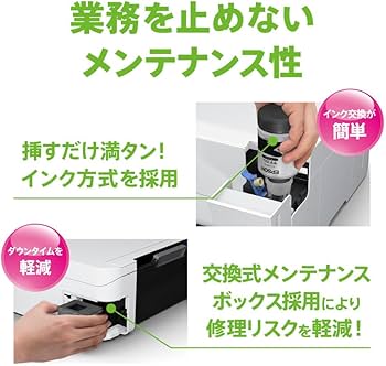 Amazon.co.jp: Epson PX-S161T A4 Monochrome Inkjet Printer with Eco