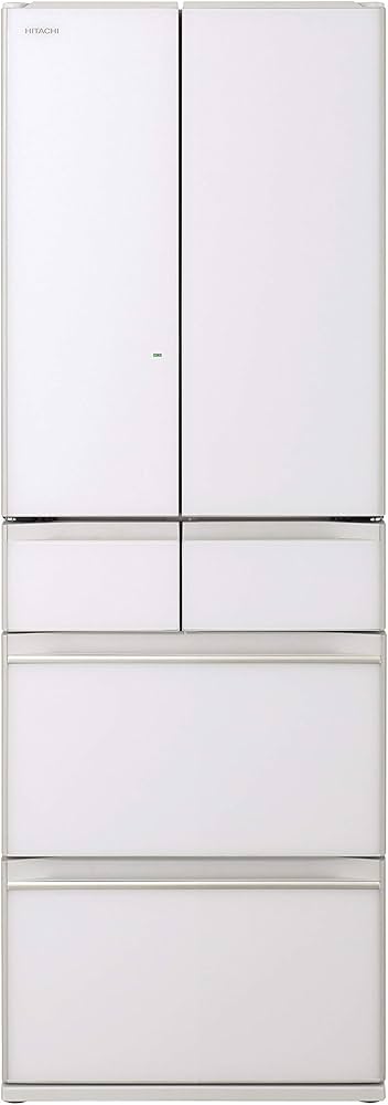 Amazon | 日立 冷蔵庫 幅65cm 475L クリスタルホワイト R-HW48N XW 6