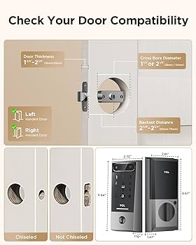 TCL D2 Pro Smart Lock with Palm Vein Recognition, Keyless Entry