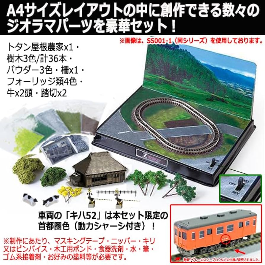 Amazon | Zショーティー キハ52-156首都圏色 ミニレイアウト2＆情景夏