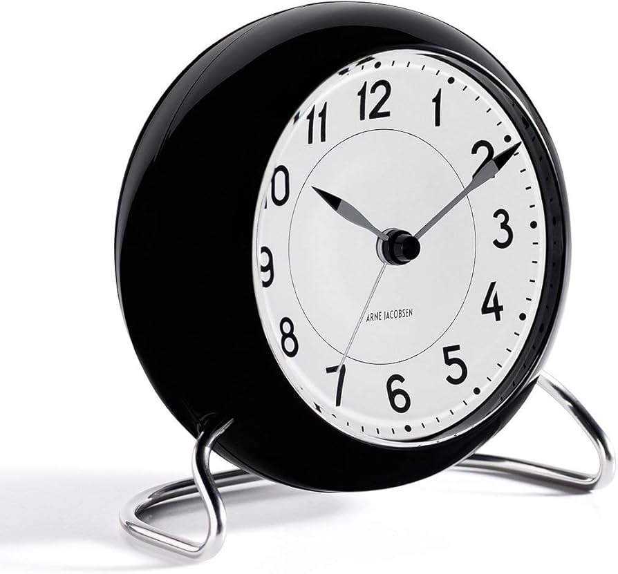 Amazon.com: Arne Jacobsen Table Clock Station with Alarm : Home