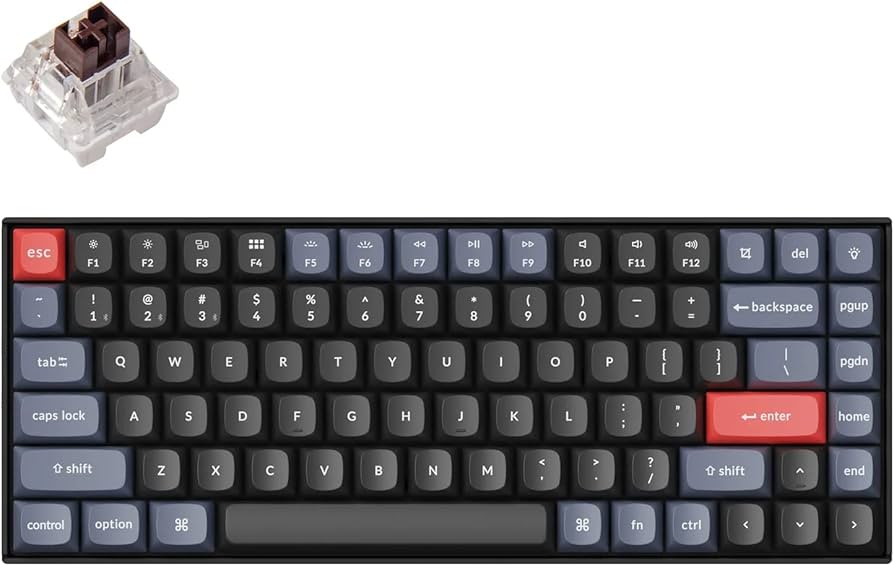 Keychron K2 Pro Hot-swappable Wireless/Wired Mechanical Keyboard