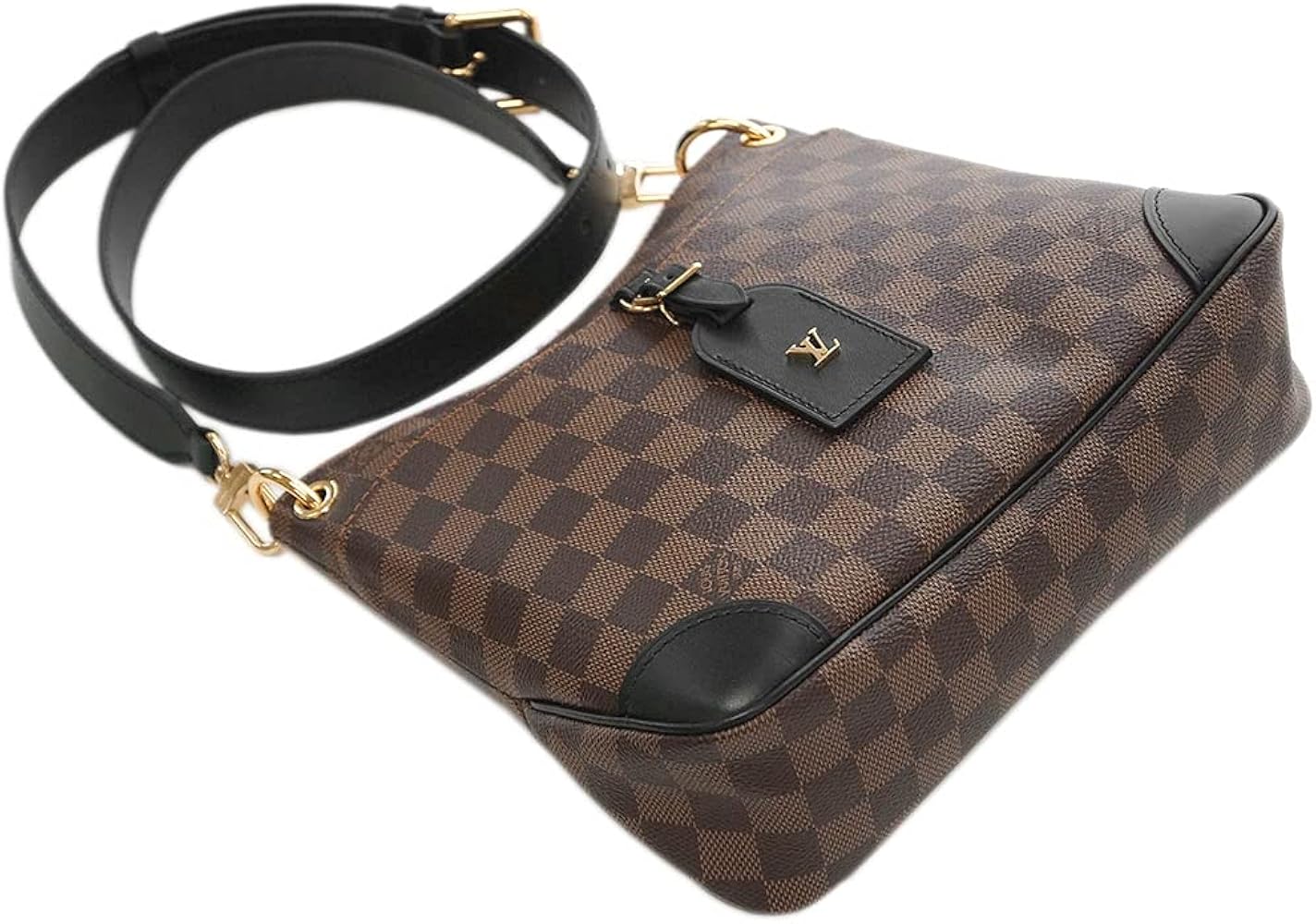 Amazon | [ルイヴィトン] バッグ N50064 ダミエ・エベヌ オデオン NM