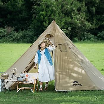 Amazon.co.jp: 【在庫処分 販売】 八角形ピラミッドタワー 煙窓テント