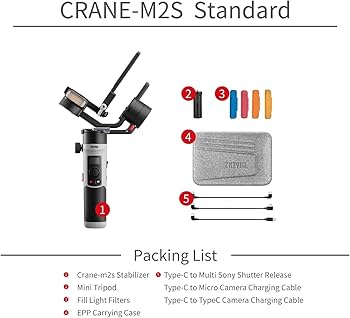 Amazon.co.jp: 【ZHIYUN正規代理】Zhiyun Crane M2S 手持ち3-軸 カメラ