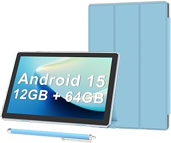 Amazon.co.jp: Android 15 タブレット 10インチ タブレットケース付