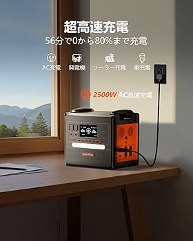 m*a様 SolarPlay ポータブル電源 2300Wh 14ポート m*a様 SolarPlay