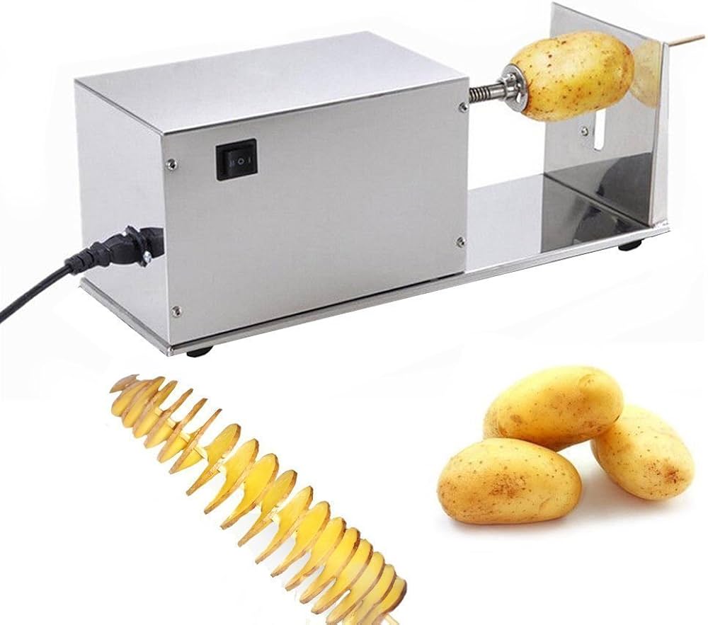 Zz Pro Potato Slicer Food Grade Stainless Steel 10W Electric